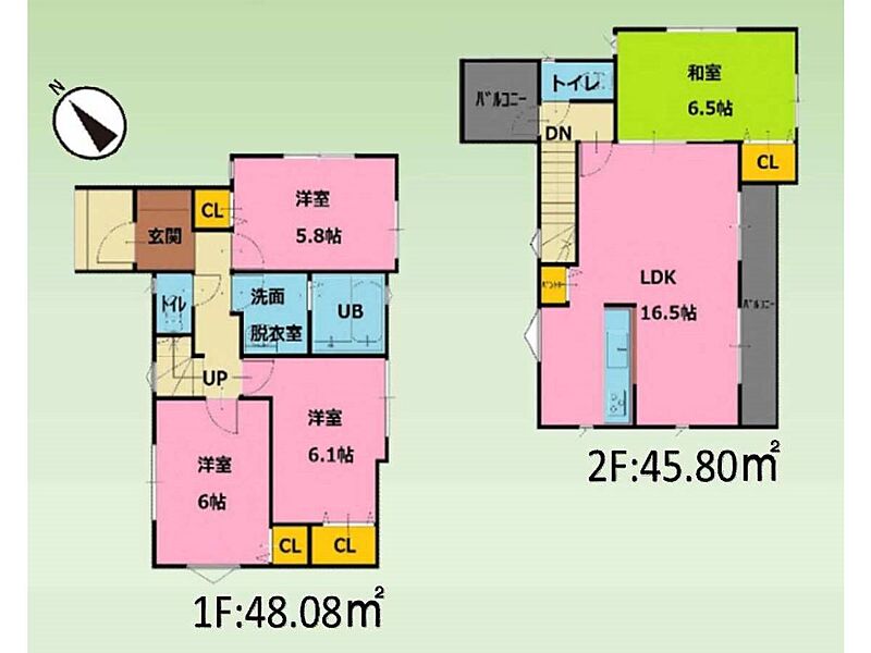 1号棟間取図