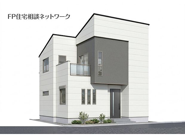 閑静な住宅地に馴染む落ち着いた色合いの外観。長く愛着を持って住んで頂きたいからこそ飽きのこないシンプルな色目に仕上げました。