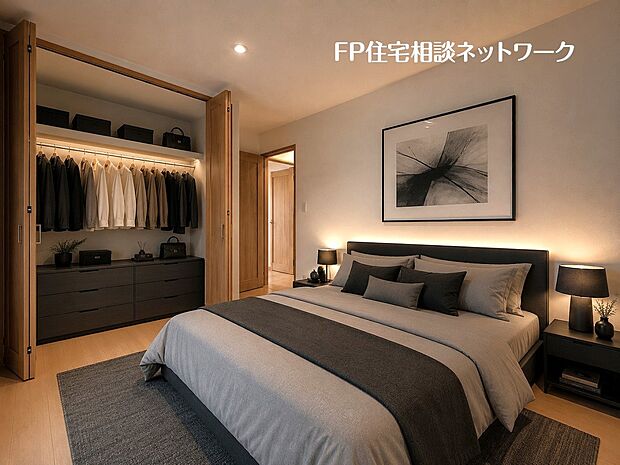 ■寝室■本画像はAIがCGで家具作成しており、実際の現地に家具は設置されておりません。また、販売価格に家具等は含まれておりません。