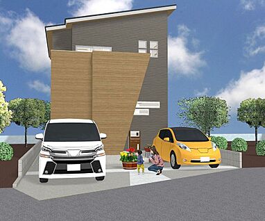 ８号地外観パースイメージ図