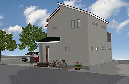 ６号地外観イメージパース図