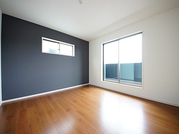 2階には洋室を3部屋ご用意いたします(2号棟同仕様)