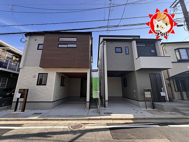 【Blooming Garden　早良区飯倉3丁目】  全2棟外観(2025年10月上旬)撮影