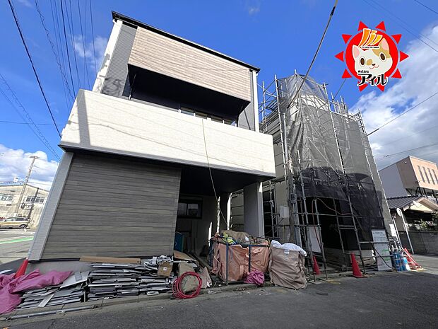 【KEIAI Grace　東区千早2期】  全2棟現地(2025年12月下旬)撮影