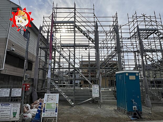 【Cradle garden 糟屋郡須恵町上須恵第4】 2号棟 現地(2025年12月上旬撮影)