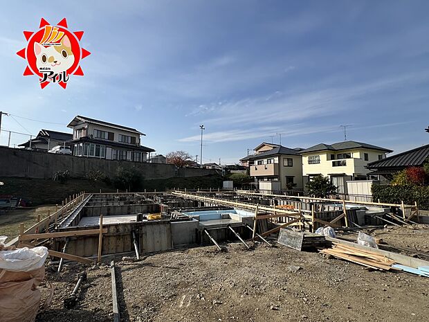 【Cradle garden 糟屋郡須恵町新原第5】 全3棟現地(2025年12月上旬)撮影