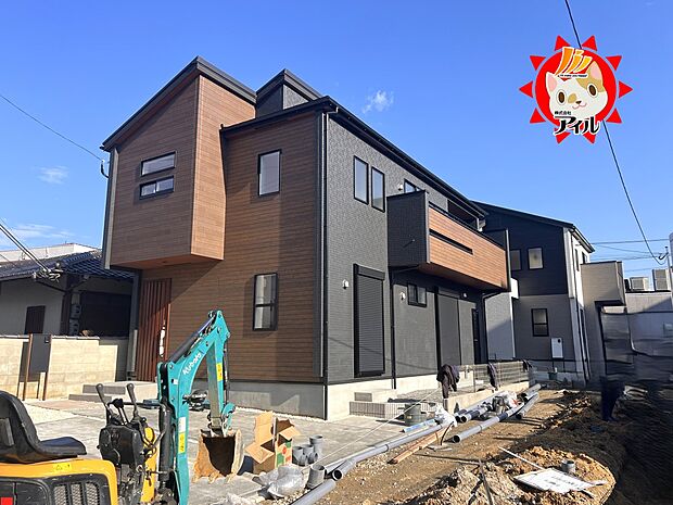 【Blooming Garden　城南区東油山2丁目】  全2棟外観(2025年12月中旬)撮影