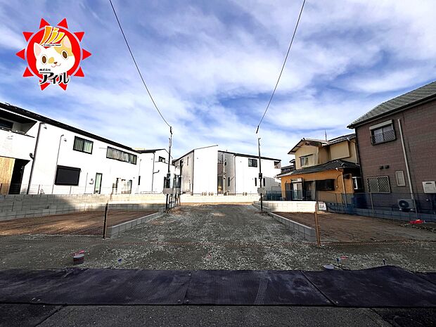 【Bloom　西区小戸1丁目4期】  全4棟現地(2025年12月下旬)撮影