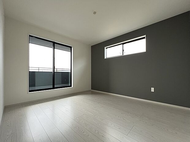 2階には洋室を3部屋ご用意いたします(5号棟同仕様)