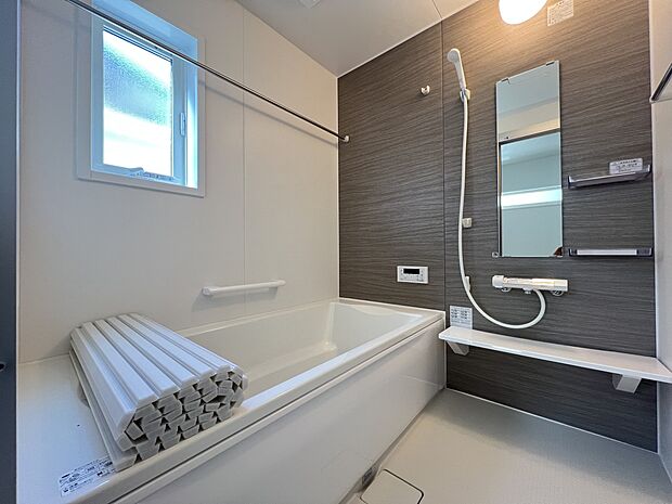 オートバスシステム・浴室暖房換気乾燥機を搭載した1坪タイプの浴室(1号地同仕様)