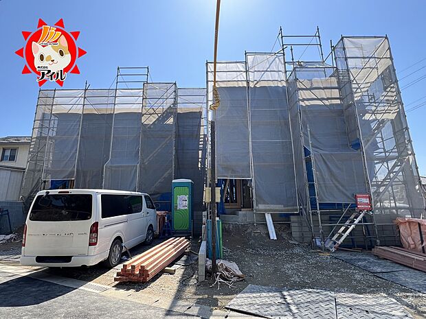 【KEIAI Grace 太宰府市五条1期】 全2棟現地(2026年3月下旬)撮影