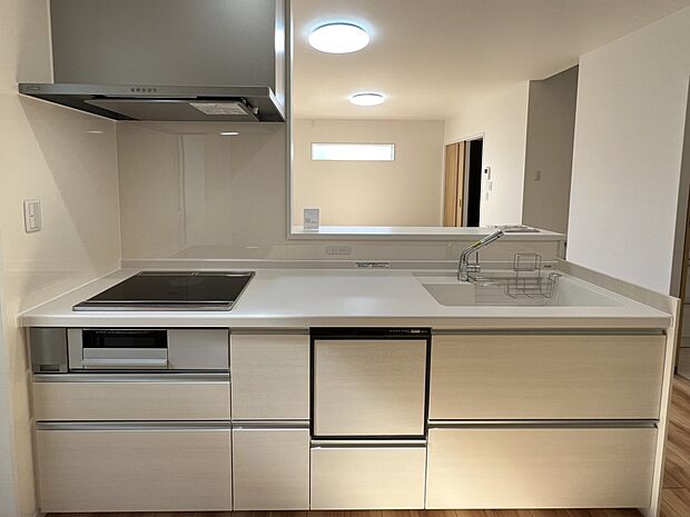扱いやすいシステムキッチンで毎日のお料理もはかどります(1号地同仕様)
