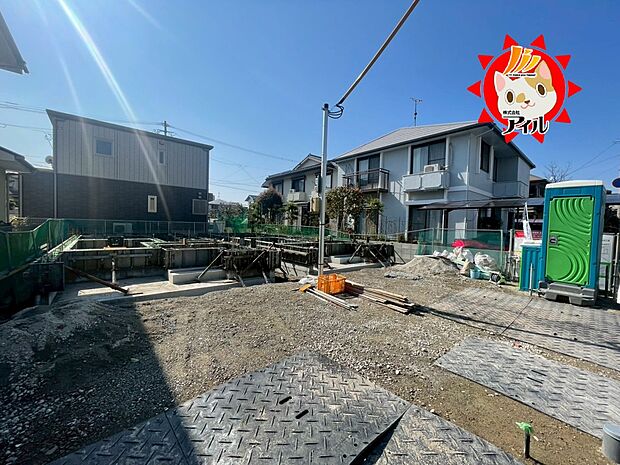 【KEIAI Grace 大野城市雑餉隈1期】 全2棟現地(2026年3月下旬)撮影