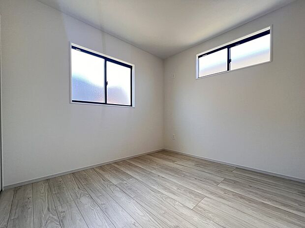 洋室6帖　3階には洋室を3部屋ご用意いたします（同仕様)