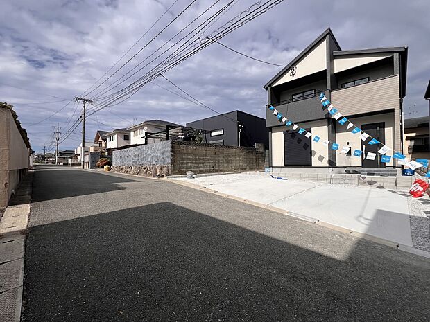 【前面道路含む現地写真】前面道路:南西側4.6m公道