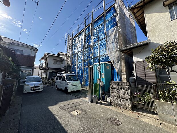 【前面道路含む現地写真】前面道路:南側4m公道