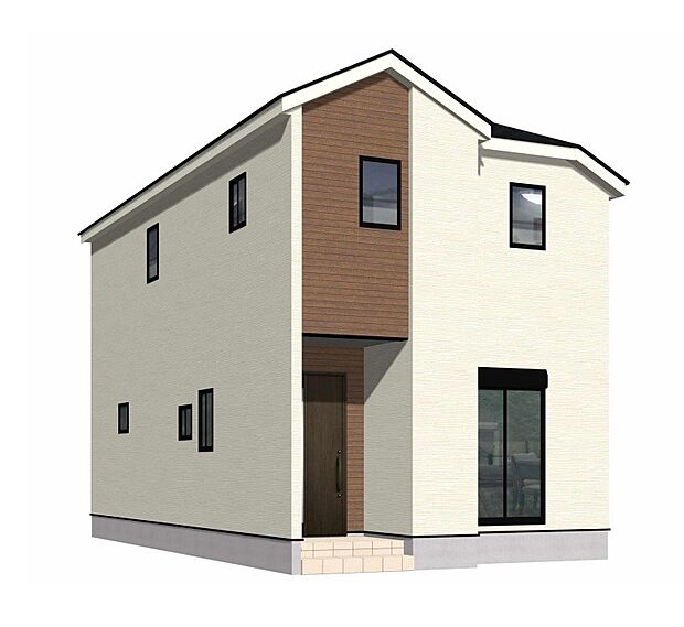 【完成予想図(外観)】完成予想外観パース(3号棟)