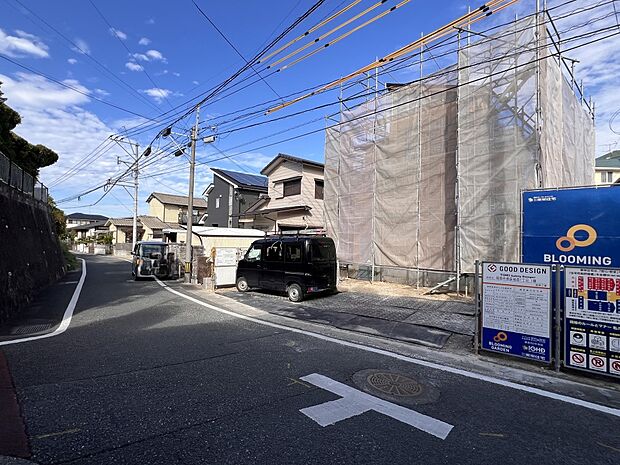 【前面道路含む現地写真】前面道路:西側5.1m公道