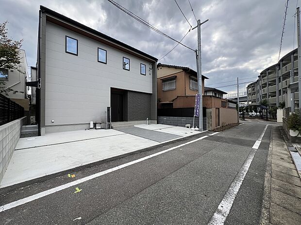 【前面道路含む現地写真】北側3.4m公道