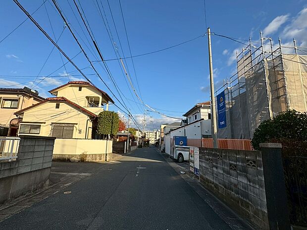 【前面道路含む現地写真】北側5.9m公道