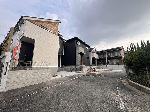 【前面道路含む現地写真】前面道路:西側6m公道