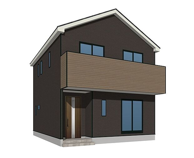 【完成予想図(外観)】外観完成予想図(2号棟)