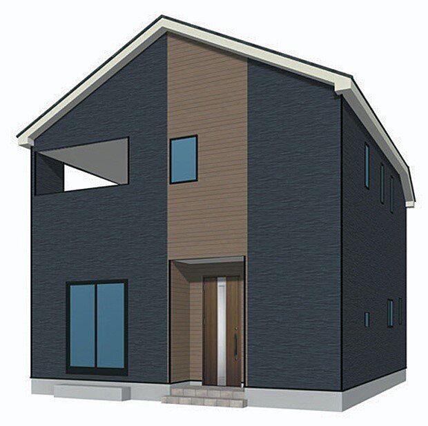 【完成予想図(外観)】完成予想外観パース(1号棟)