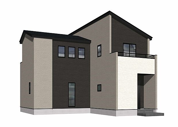 【完成予想図(外観)】完成予想外観パース(2号棟)
