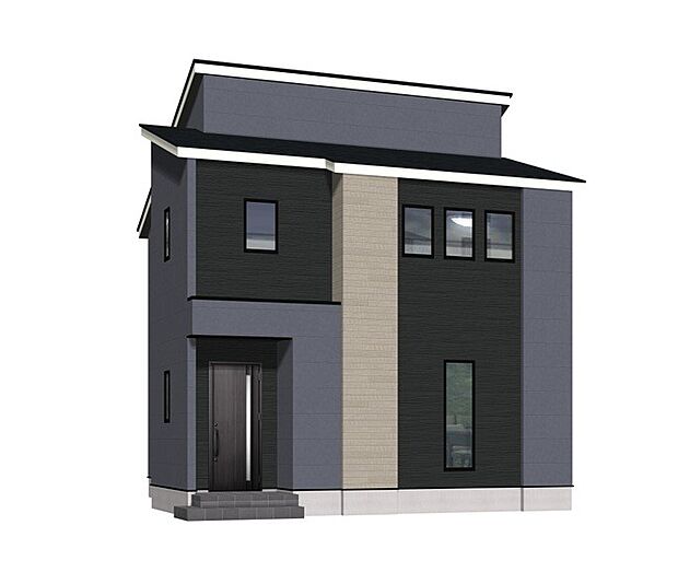 【完成予想図(外観)】完成予想外観パース(2号棟)