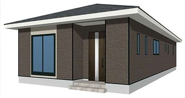 【完成予想図(外観)】完成予想外観パース(2号棟)