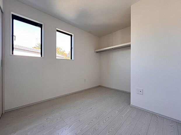 【洋室】洋室4.7帖 2階には洋室を4部屋ご用意しました(1号棟)