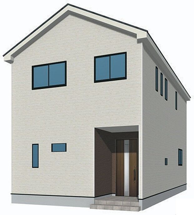 【完成予想図(外観)】完成予想外観パース(3号棟)