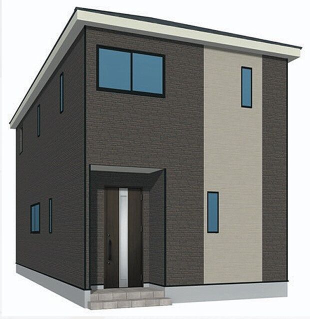 【完成予想図(外観)】完成予想外観パース(4号棟)