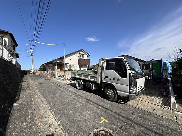【前面道路含む現地写真】前面道路:西側4m公道