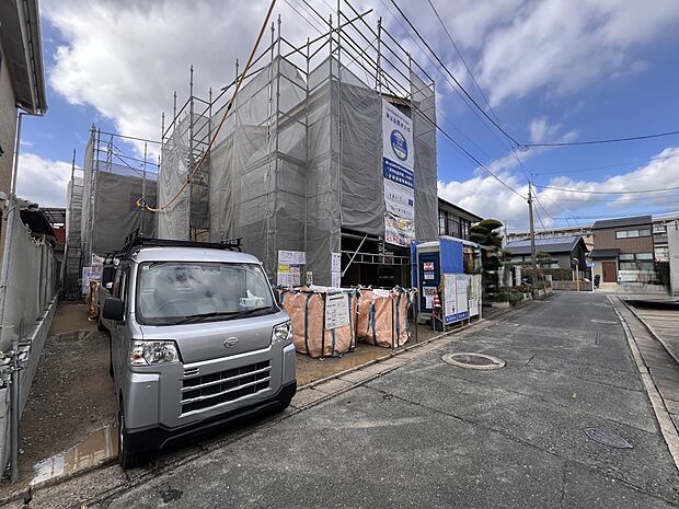 【前面道路含む現地写真】東側4m公道