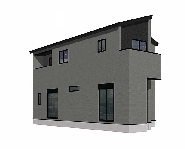 【完成予想図(外観)】完成予想外観パース