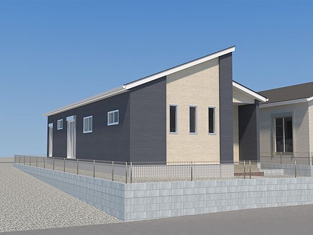 【完成予想図(外観)】外観完成予想図(2号棟)