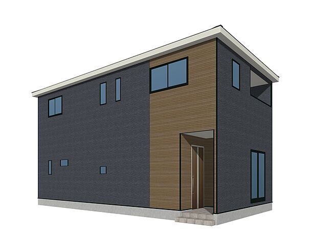【完成予想図(外観)】完成予想外観パース(3号棟)