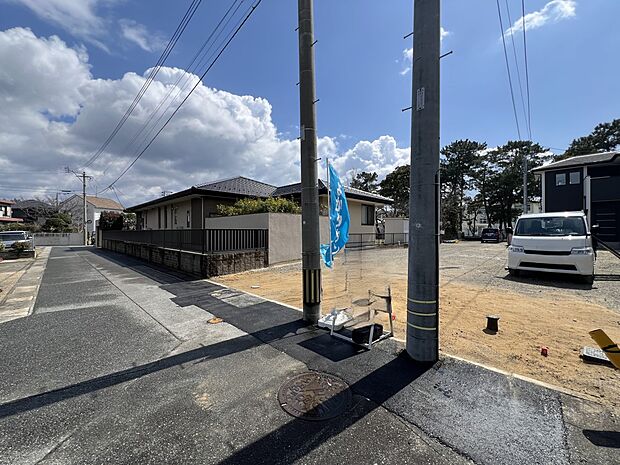 【前面道路含む現地写真】前面道路:北側4m公道