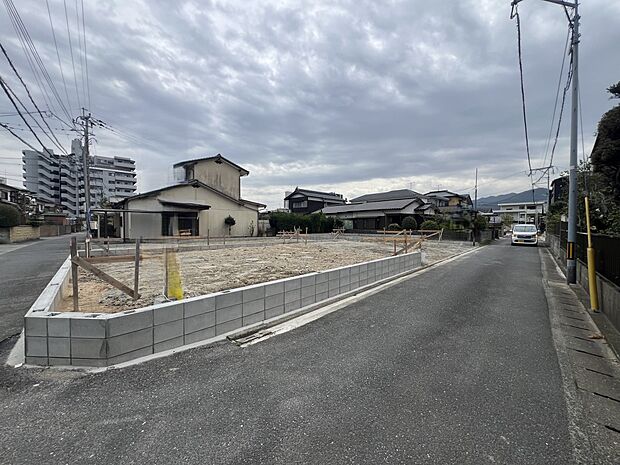 【前面道路含む現地写真】前面道路:北西側4m公道