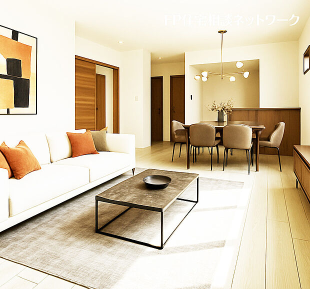 本画像はAIがCGで家具作成しており、実際の現地に家具は設置されておりません。また、販売価格に家具等は含まれておりません。~13号棟