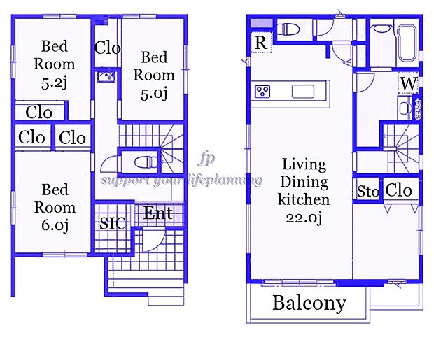 【1LDK+2S】建物面積に車庫部分7.24m2を含みます。