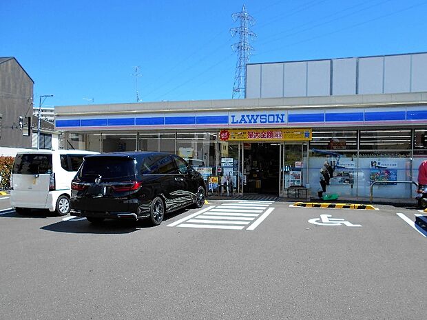 ローソン港北下田町五丁目店（約450m）