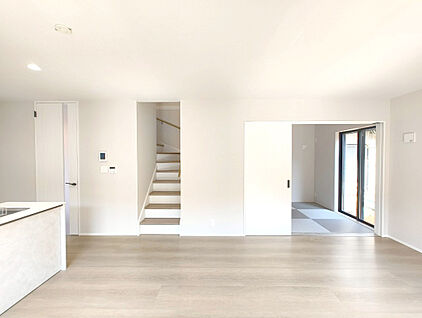 家族が繋がるリビングイン階段