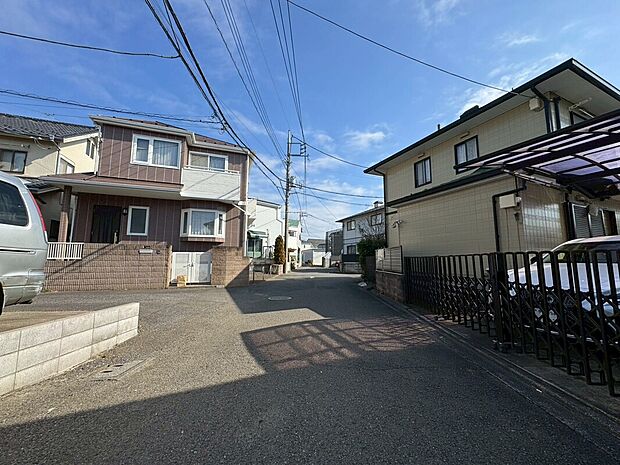 【前面道路含む現地写真】お気軽にアムティックまでお問い合わせください。