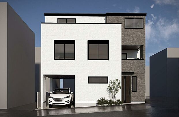 【外観完成予想図】
画像はイメージです。実際の商品とはデザイン・仕様が一部異なる場合がございます。