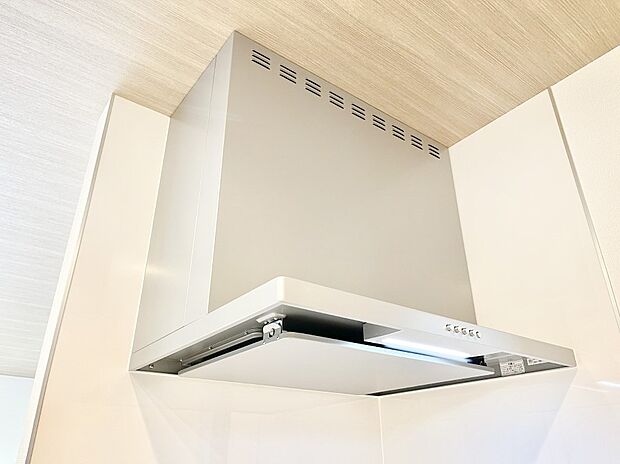 【レンジフード】基本的なお手入れはフィルターのみ！お手入れのしやすさも魅力です。