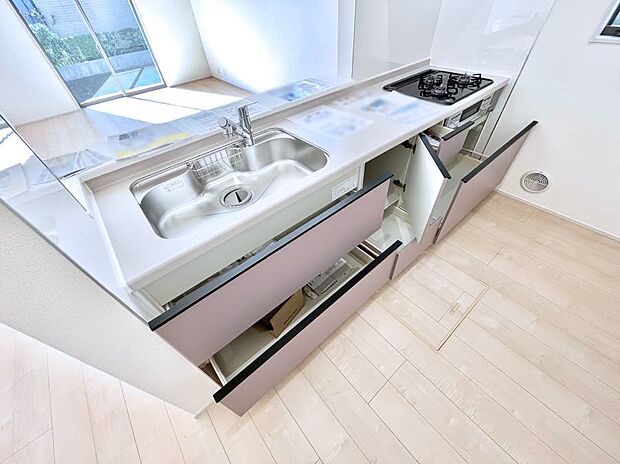 【スライド収納】使いやすさを優先したスライド式収納タイプ！