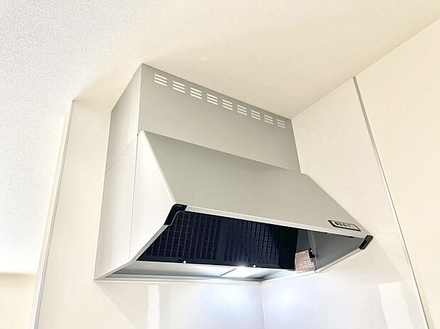 【レンジフード】基本的なお手入れはフィルターのみ！お手入れのしやすさも魅力です。