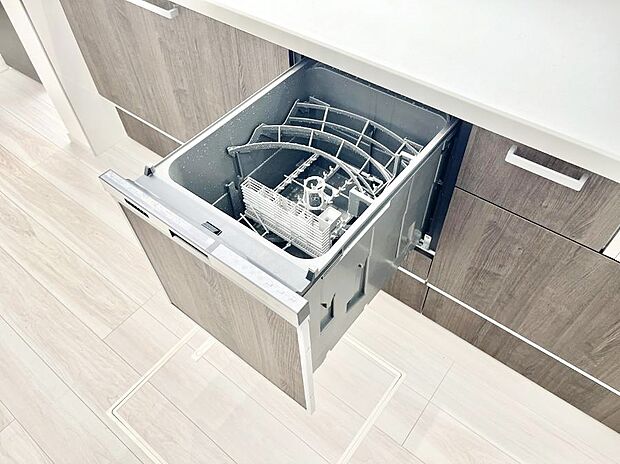 【食洗機】面倒なお片づけは食洗機にお任せ!家事の負担が減って、時間にも気持ちにもゆとりができます。